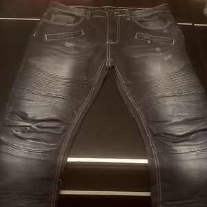 Men's skinny fit blue jeans same day shipping
